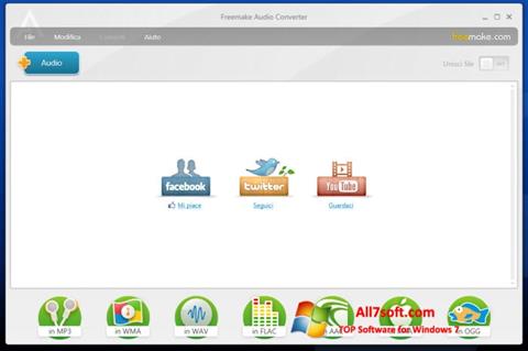 Στιγμιότυπο οθόνης Freemake Audio Converter Windows 7
