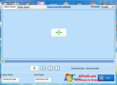 Στιγμιότυπο οθόνης Free Video Cutter Windows 7