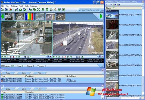 Στιγμιότυπο οθόνης Active WebCam Windows 7
