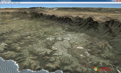 Στιγμιότυπο οθόνης NASA World Wind Windows 7